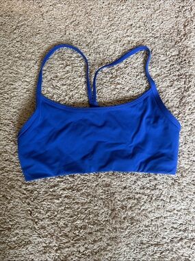Vuori Royal Blue Strappy Light Support Sports Bra